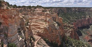 grand canyon landscape erosion of mountains