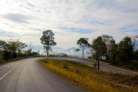 mountain highway trip