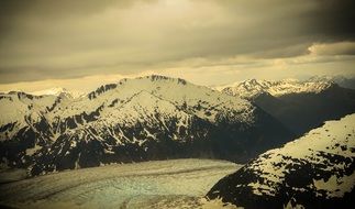 breathtaking glacier in alaska