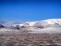 tibet in the snow