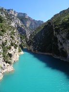 gorge du verdon landscape in France provence