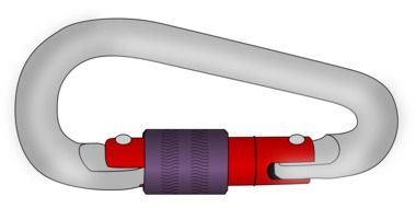 Sport carabiner clipart