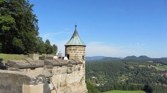 panoramic view on fortress