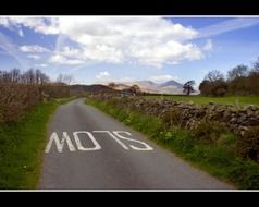 Picture of road in countryside