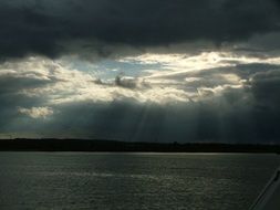 storm sunlight sky