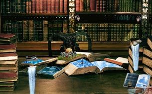 book room fantastic scenery