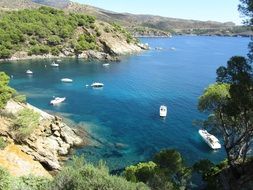 panorama of the lagoon in the costa blanca