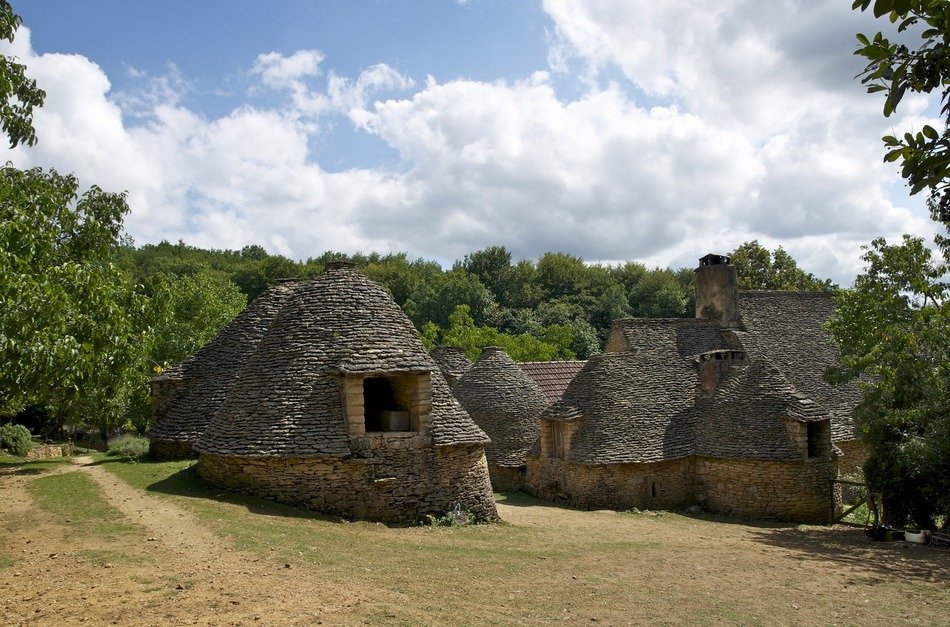 abandoned huts outdoors in France