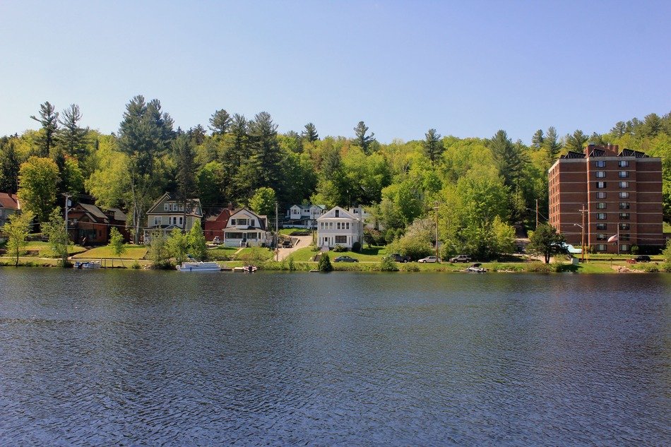 Saranac lake in New York