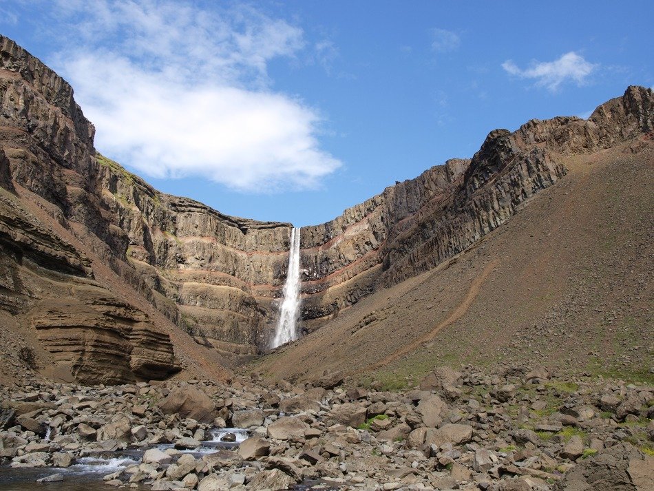 very beautiful svartifoss iceland