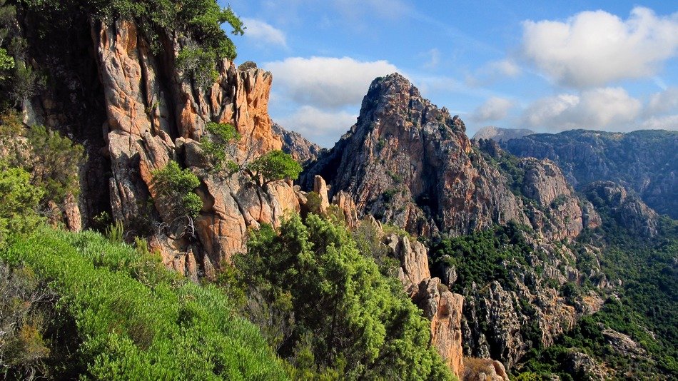 very beautiful corsica rocks