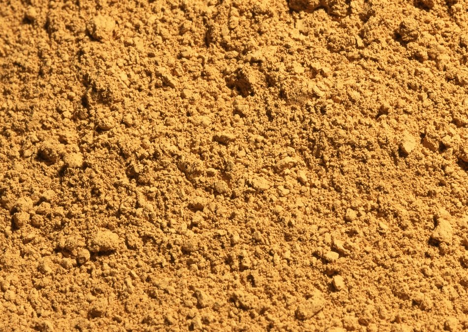 mountain of sand in nature