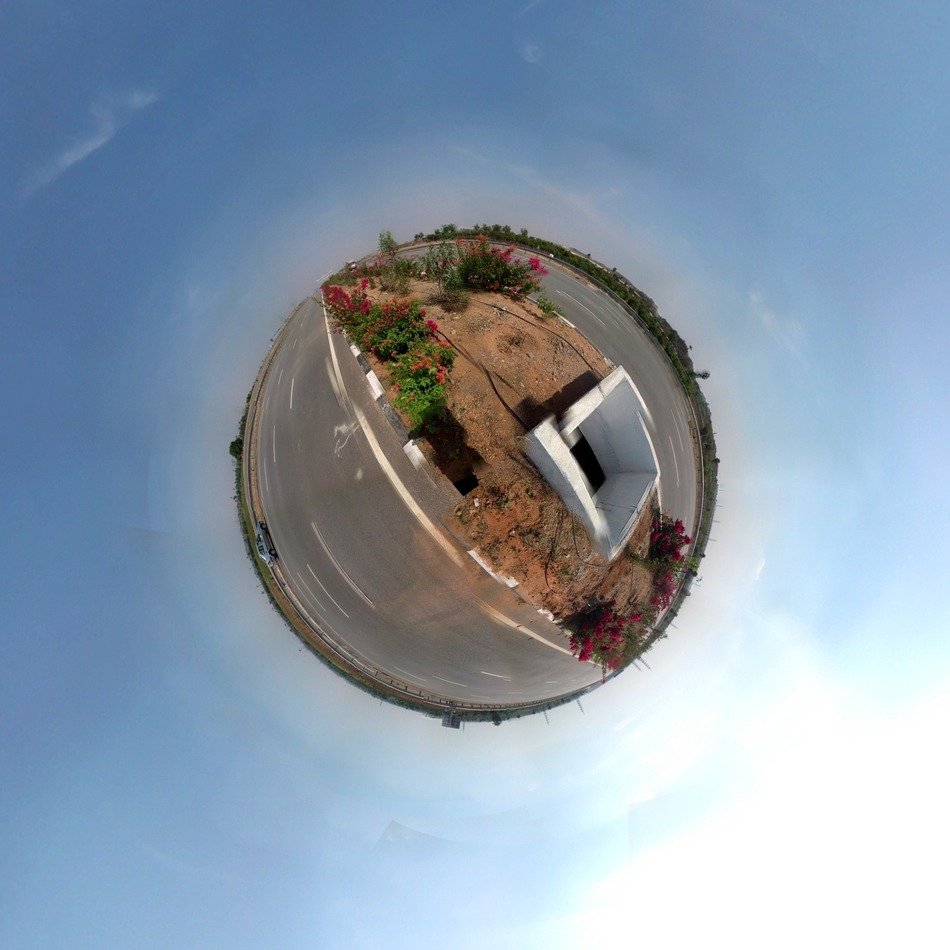 cyclorama view of the earth kind