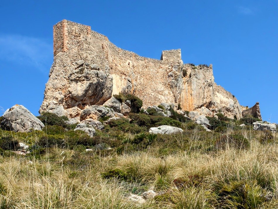 cliff on a field in Mallorca