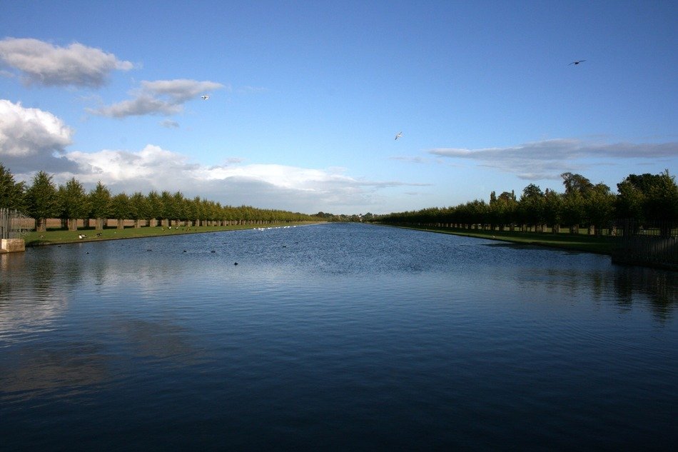 Landscape of large river