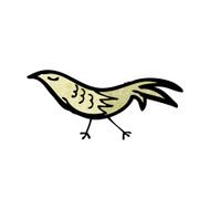 Cartoon Bird N425