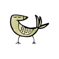 Cartoon Bird N430