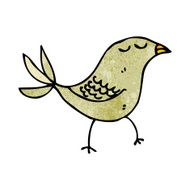 Cartoon Bird N432