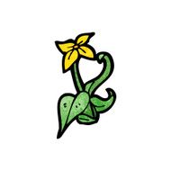 cartoon flower N504