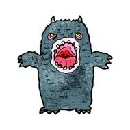 Cartoon monster N128