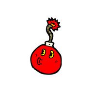 cartoon bomb ready to blow N7