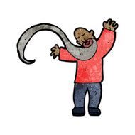 Cartoon Man With Long Beard N3