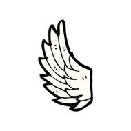 cartoon angel wing N4