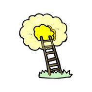 cartoon ladder to heaven N3