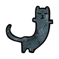 cartoon black cat N64
