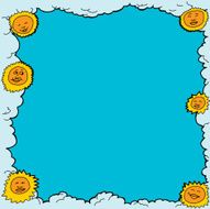 Smiling Sun Frame