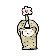 Funny Cartoon Monkey N39