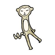 Funny Cartoon Monkey N41