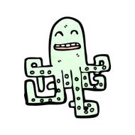 Cartoon Octopus N92