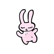 cute little rabbit cartoon N6