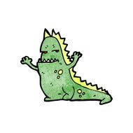 cartoon dinosaur N145
