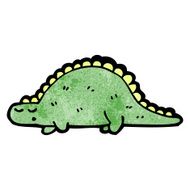 cartoon dinosaur N152