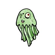 Cartoon Jellyfish N77