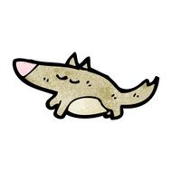cartoon little dog N100