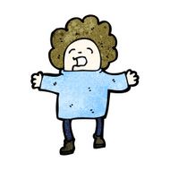 cartoon happy man N539