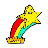 cartoon shooting star N19