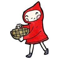 cartoon little red riding hood N2