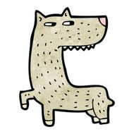 Cartoon Wolf N120