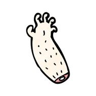 gross severed arm cartoon N8