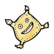 stitched cushion cartoon N2