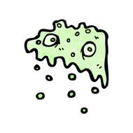 cartoon slime monster N8