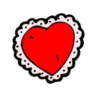 cartoon heart symbol N12