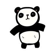 Cartoon Panda N16