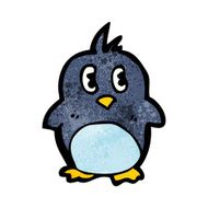 cartoon little penguin N6