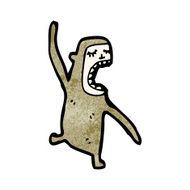 cartoon little monkey N9