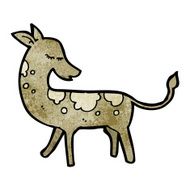 pretty cartoon deer N2